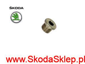 Korek miski oleju, spustu oleju Skoda Fabia 1,4 Mpi - oryginał N0160281