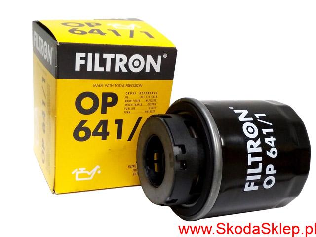 op641_1int Filtr oleju Skoda Fabia II, Octavia II, Superb II, Yeti 1,2/1,4 TSI do 03.2010r. -Filtron 03C115561J