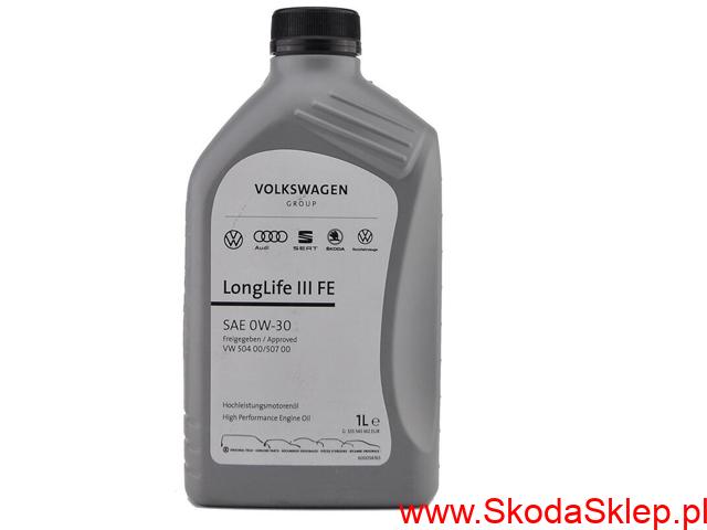 Olej silnikowy oryginalny VAG VW Skoda 0W30 Longlife III FE 1L GS55545M2