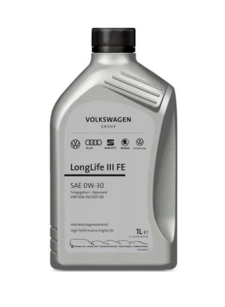 Olej silnikowy oryginalny VAG VW Skoda 0W30 Longlife III FE 1L