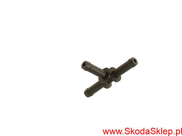 Króciec płynu, trójnik układu chłodzenia Skoda N90693001