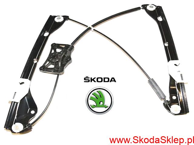 6v0837461 kopia Podnośnik szyby, mechanizm podnoszenia i opuszczania szyby Skoda Fabia III przód prawy -oryginał 6V0837462C
