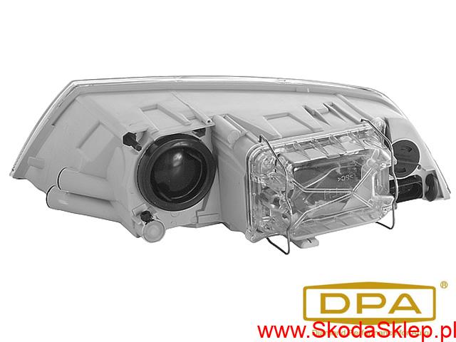 1Z1941018PP Lampa, reflektor przedni lewy Skoda Octavia II 2004- DPA 1Z1941017P