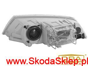 Lampa, reflektor przedni prawy Skoda Octavia II 2004- DPA 1Z1941018P