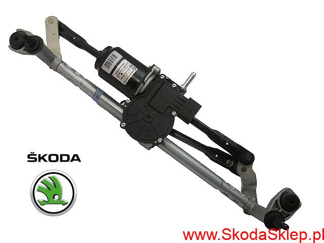 Mechanizm + silnik napędu wycieraczek przód Skoda Fabia III 6V1955023