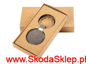 Brelok logo Skody z żetonem - oryginał 6U0087010