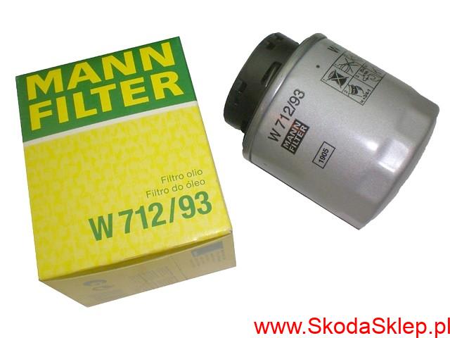 Filtr oleju Skoda Fabia II Octavia II Superb II Yeti 1,2/1,4 TSI do 03.2010r. -Mann 03C115561J
