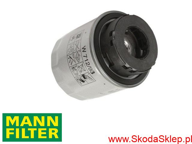 Filtr oleju Skoda Fabia II, Rapid, Roomster, Octavia II, Superb II, Yeti -Mann 03C115561H