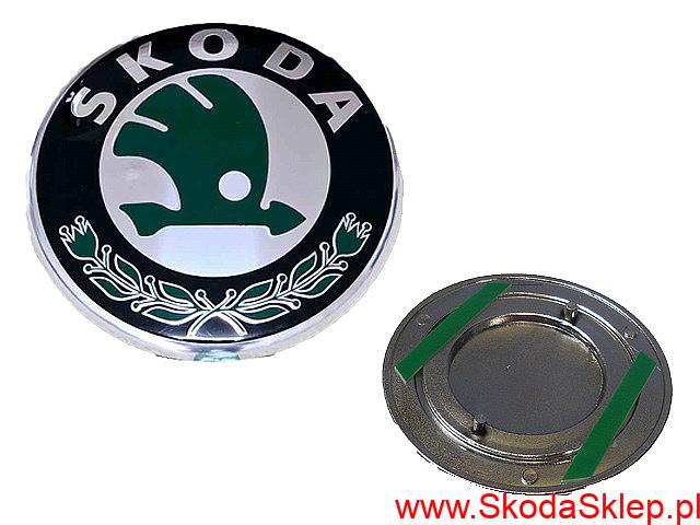 1U0853621C Znaczek, znak, emblemat, logo Skoda Fabia I, Fabia II, Octavia I -AQ Vika 1U0853621