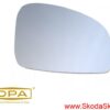 Szkło , wkład lusterka Skoda Fabia II, Roomster prawe -DPA 5J0857522