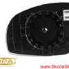 Szkło , wkład lusterka Skoda Fabia II, Roomster prawe -DPA 5J0857522