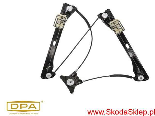 5ja837462_rkha Podnośnik, mechanizm podnoszenia i opuszczania szyby Skoda Rapid przód prawy -DPA 5JA837462
