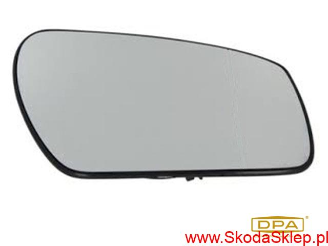 Szkło, wkład lusterka Skoda Fabia I prawe -DPA 6Y1857522A