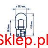 176292 Żarówka 21W WY21W pomarańczowa bezcokołowa - N10724401 Narva