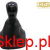 Gałka dźwigni zmiany biegów + osłona Skoda Octavia II 6 biegów czarna - DPA 1Z0711141A