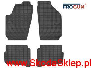 frogum0015 Dywaniki gumowe Fabia I czarne - ET0015 Frogum