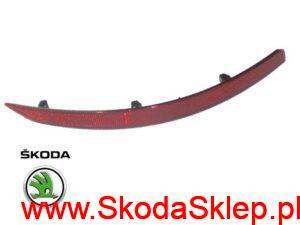 5E5945106A kopia Listwa odblaskowa zderzaka tył prawa Skoda Octavia III hatchback po 2017 r. - oryginał 5E5945106A