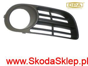 Zaślepka zderzaka, ramka halogenu Skoda Fabia I po 2004 prawa - 6Y0853666F DPA