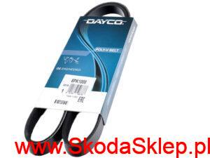 6pk1000 Pasek klinowy wielorowkowy Skoda Citigo, Fabia III 1,0 Yeti 1,6 Octavia III 1,4 z klimatyzacją - Dayco 6PK1000
