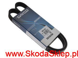 Pasek klinowy wielorowkowy Skoda Octavia II 1,6 MPI, 2,0 FSI z klimatyzacją - Dayco 6PK1045