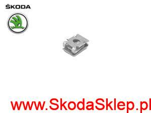 N90959101_rk kopia kopia Spinka, nakrętka zaciskowa dolnej osłony silnika Skoda - N90959101 oryginał