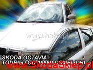 Owiewki Skoda Octavia I kombi przód i tył - Heko 28311