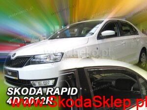 Owiewki Skoda Rapid Liftback przód i tył - Heko 28337