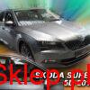 Owiewki Skoda Superb III przód - Heko 28345