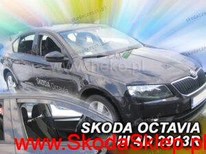 Owiewki Skoda Octavia III hatchback przód i tył - Heko 28339