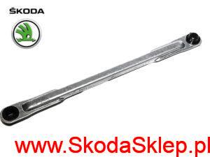5J0955326B Ramię, cięgno, popychacz mechanizmu wycieraczek Skoda Fabia II prawy system Satrema - oryginał 5J0955326B