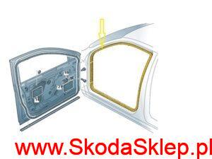 Uszczelka drzwi przód lewa Skoda Fabia III - oryginał 6V0867365J5AP